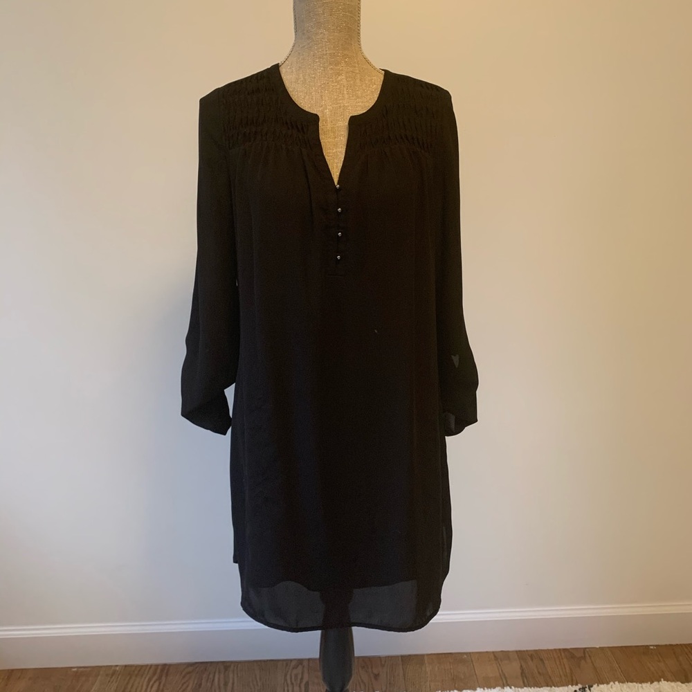 Black Textured Dreas